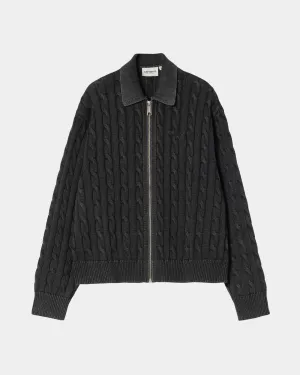 Womens Carter Sweater Jacket | Black Carhartt WIP