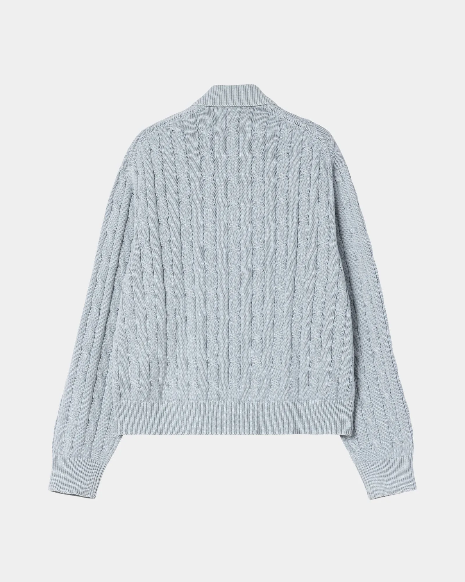 Womens Carter Sweater Jacket | Blue Fog Carhartt WIP