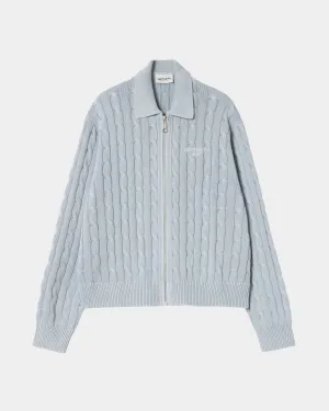 Womens Carter Sweater Jacket | Blue Fog Carhartt WIP