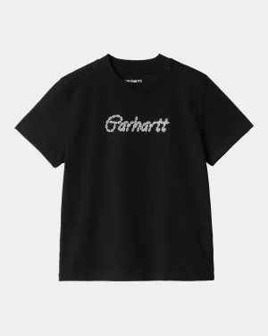 Womens Chained T-Shirt | Black / White Carhartt WIP