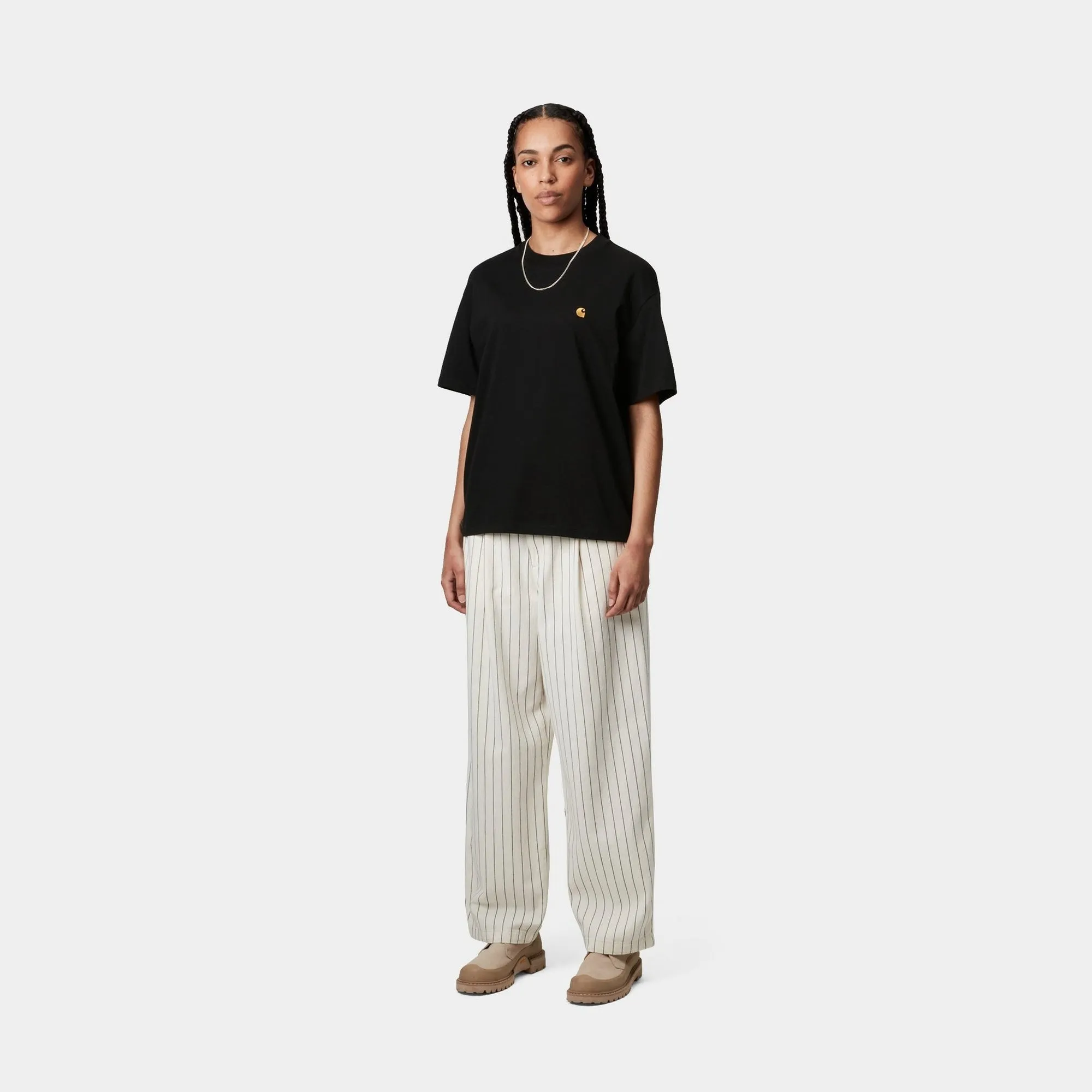 Womens Chase T-Shirt | Black Carhartt WIP