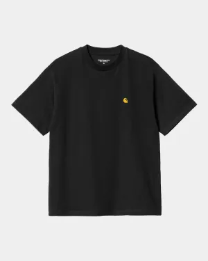 Womens Chase T-Shirt | Black Carhartt WIP