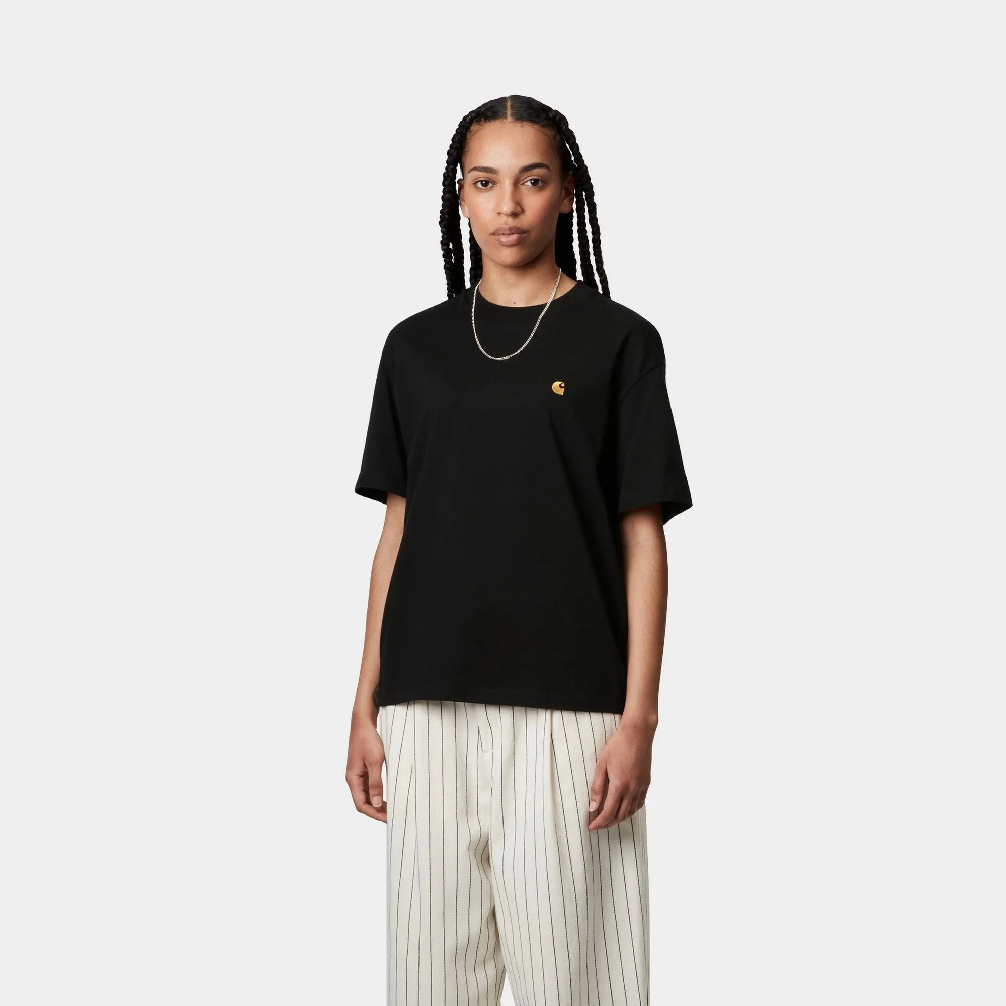Womens Chase T-Shirt | Black Carhartt WIP