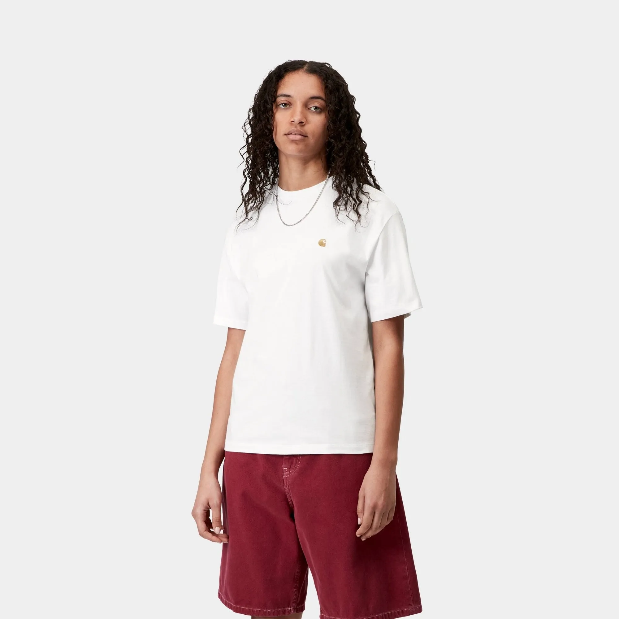 Womens Chase T-Shirt | White Carhartt WIP