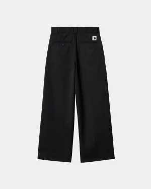 Womens Craft Pant | Black Carhartt WIP