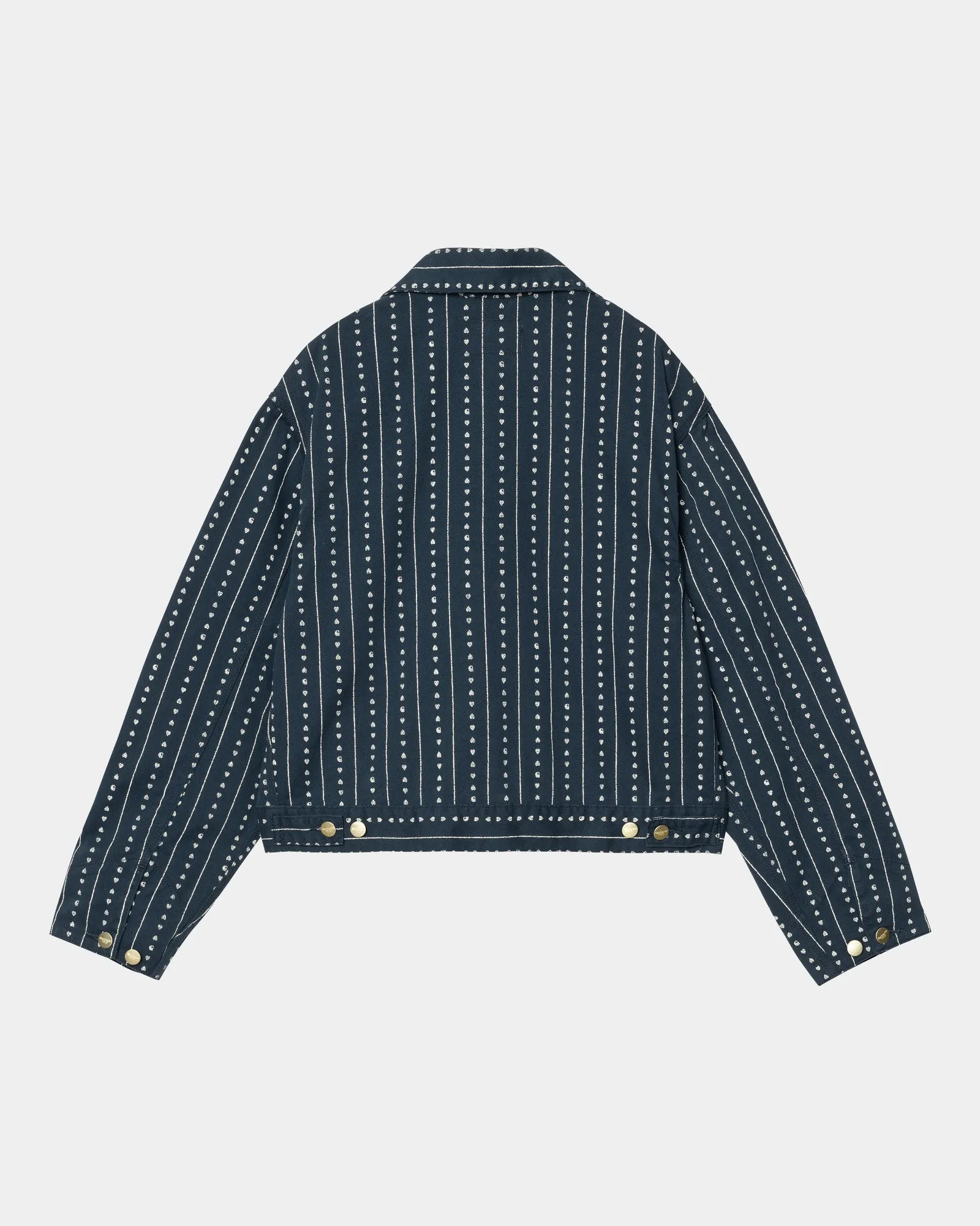 Womens Drewe Jacket | Ink / Natural Heart C Pinstripe Carhartt WIP