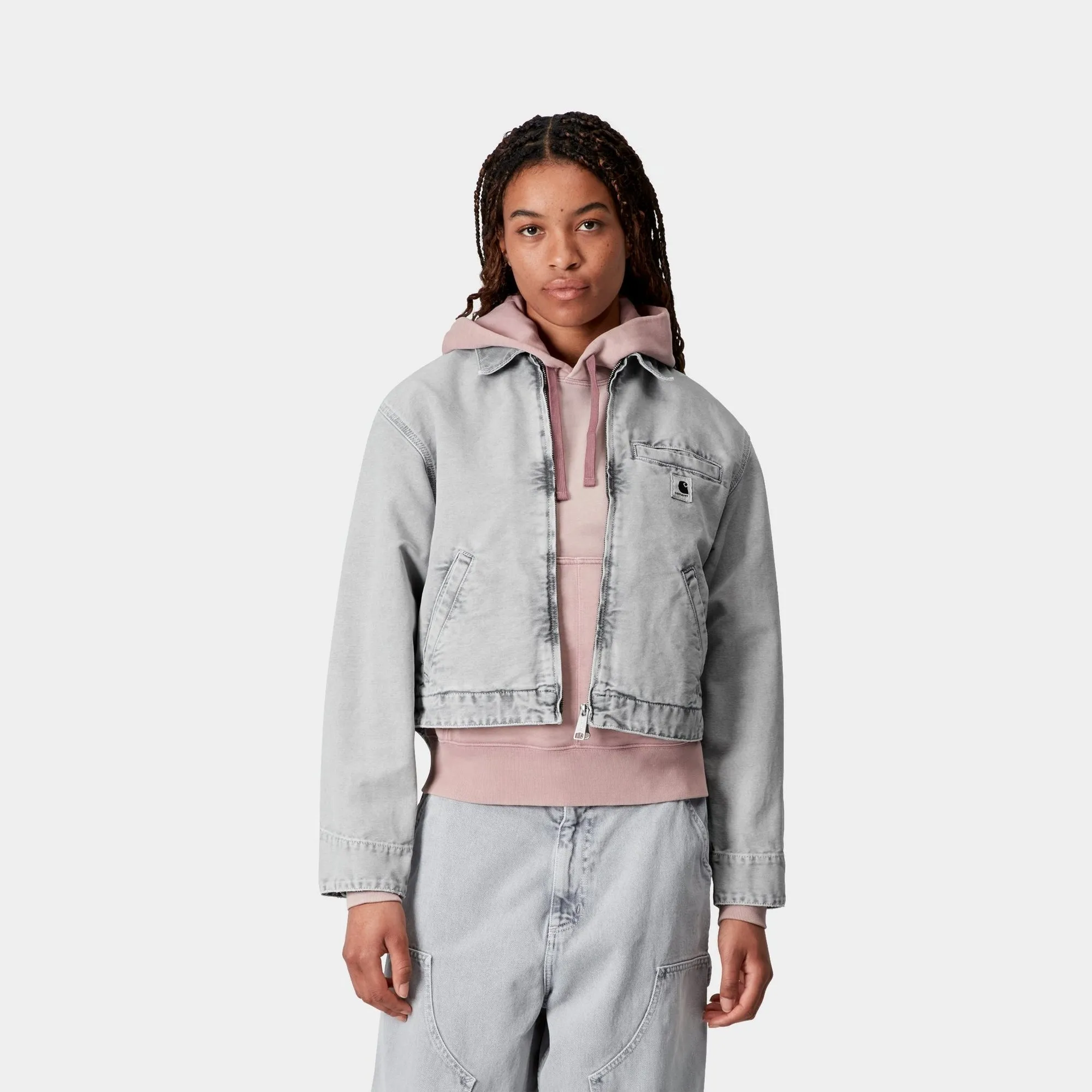 Womens Emery Jacket | Black / Black (chalk wash) Carhartt WIP