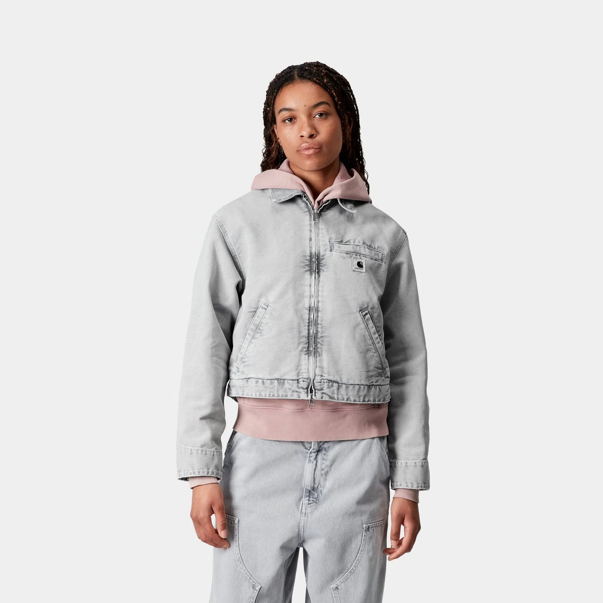 Womens Emery Jacket | Black / Black (chalk wash) Carhartt WIP