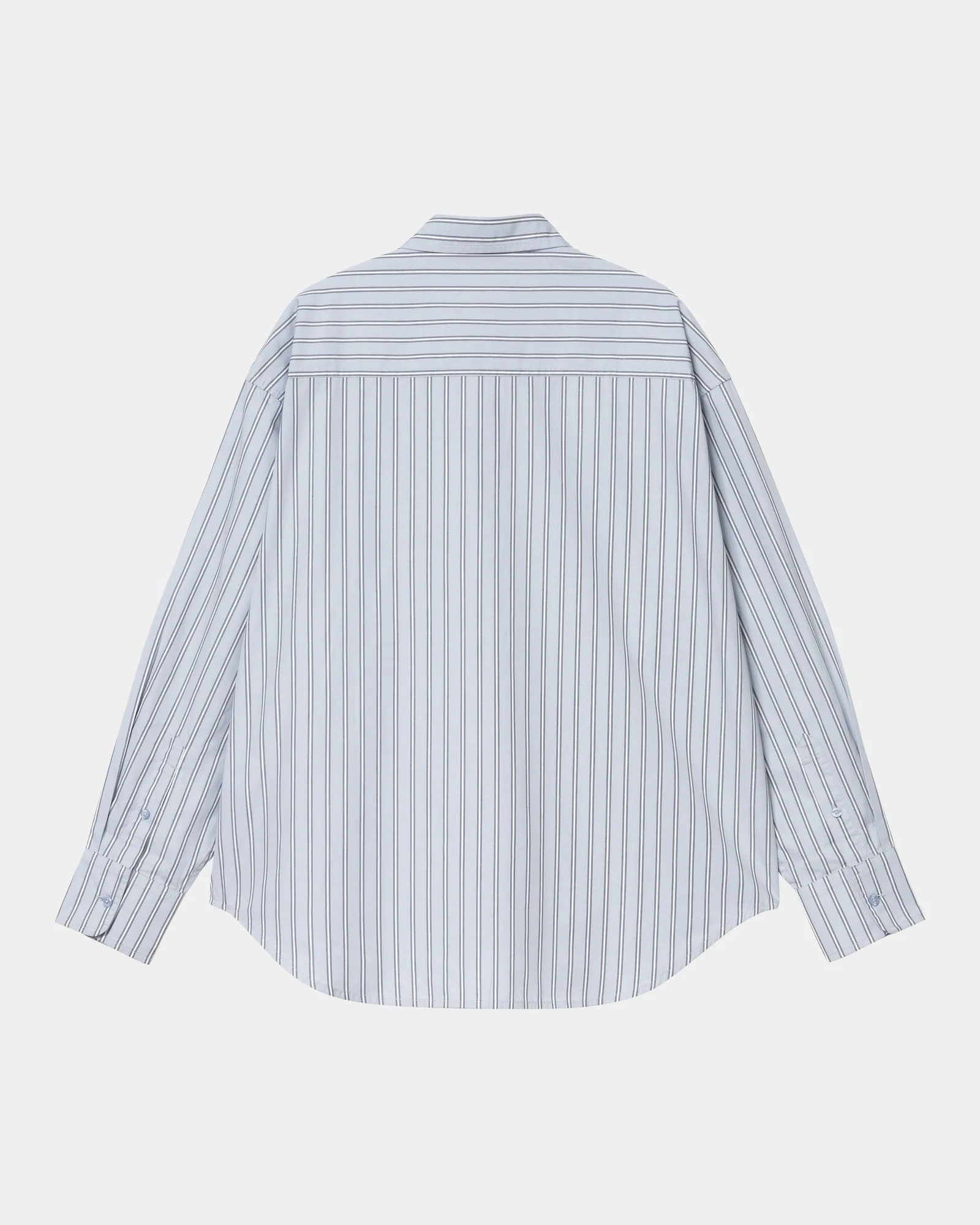 Womens Grimsby Stripe Shirt | Blue Fog Carhartt WIP