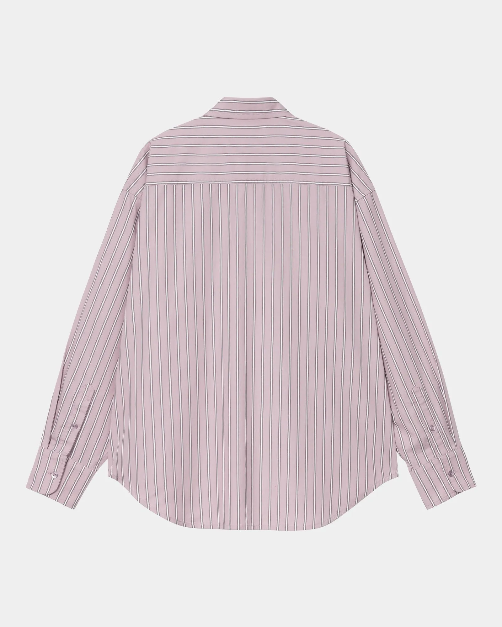 Womens Grimsby Stripe Shirt | Pink Fog Carhartt WIP