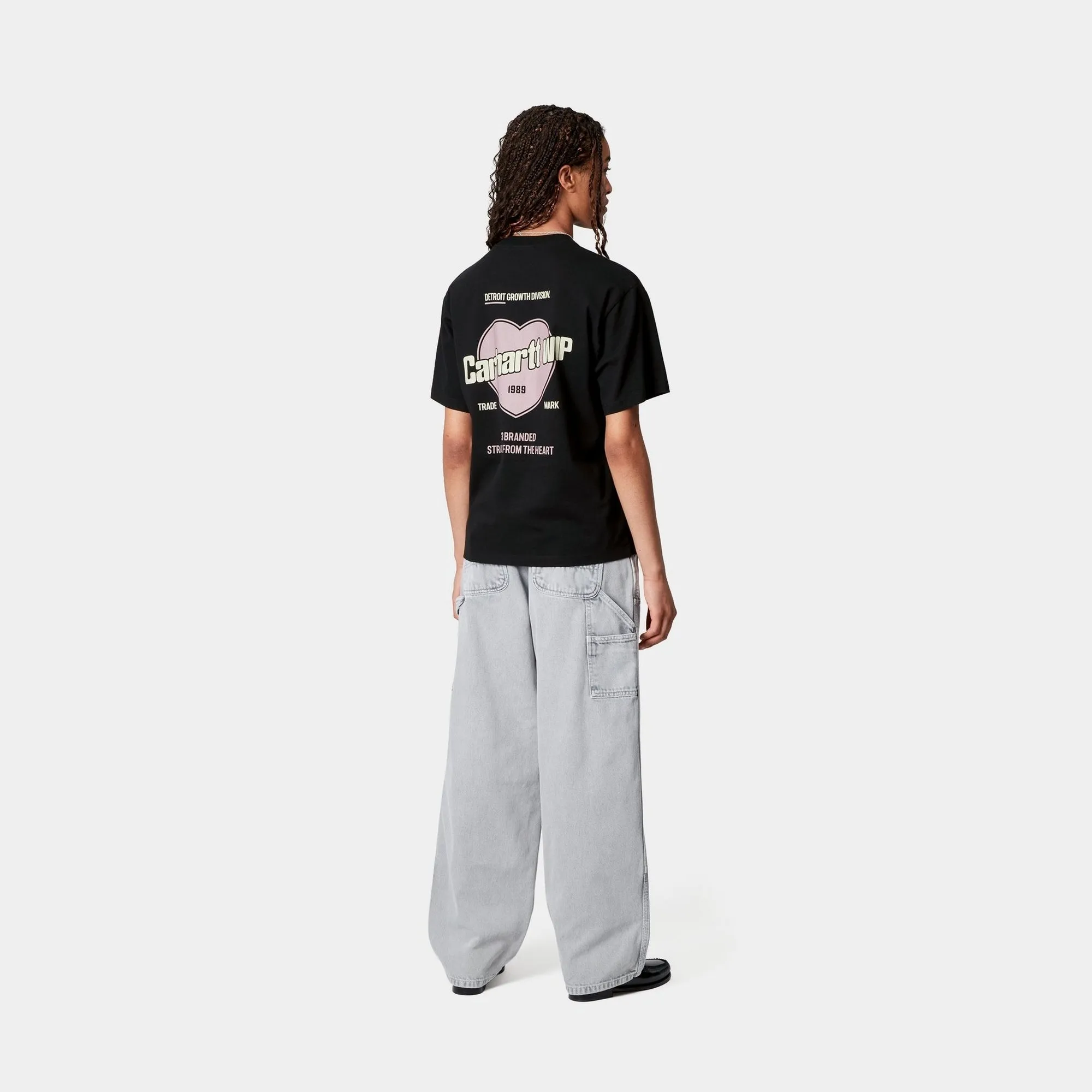 Womens Growth T-Shirt | Black Carhartt WIP