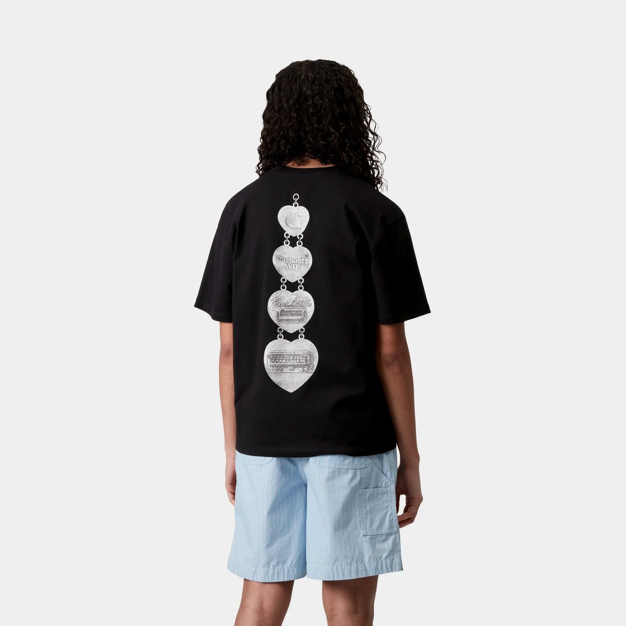 Womens Hartt Chain T-Shirt | Black Carhartt WIP