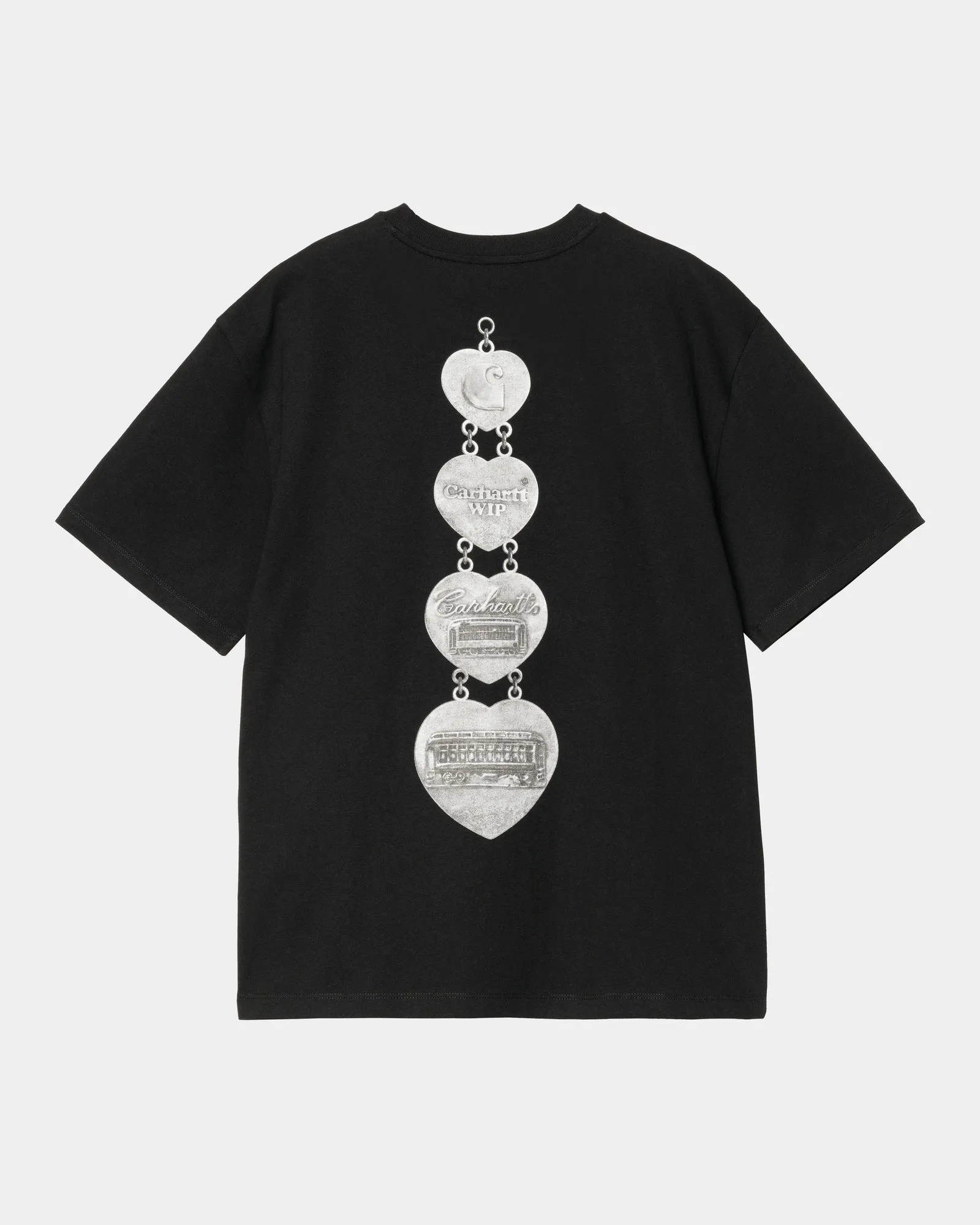 Womens Hartt Chain T-Shirt | Black Carhartt WIP
