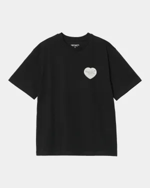 Womens Hartt Chain T-Shirt | Black Carhartt WIP