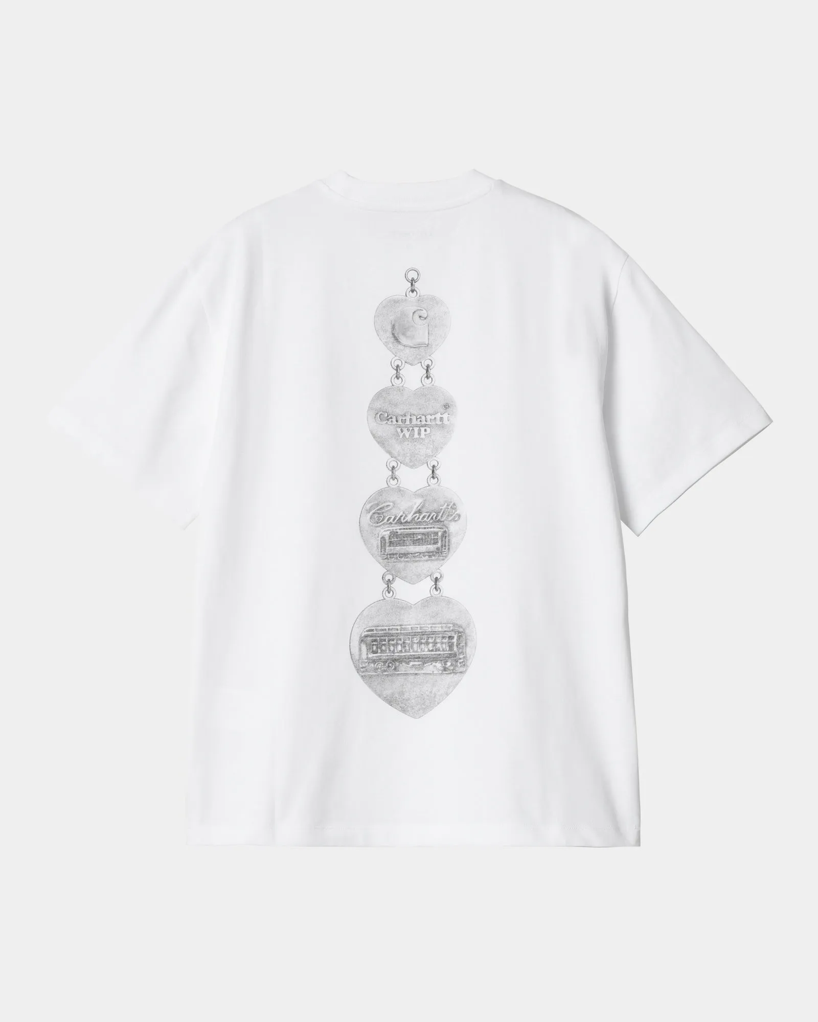 Womens Hartt Chain T-Shirt | White Carhartt WIP