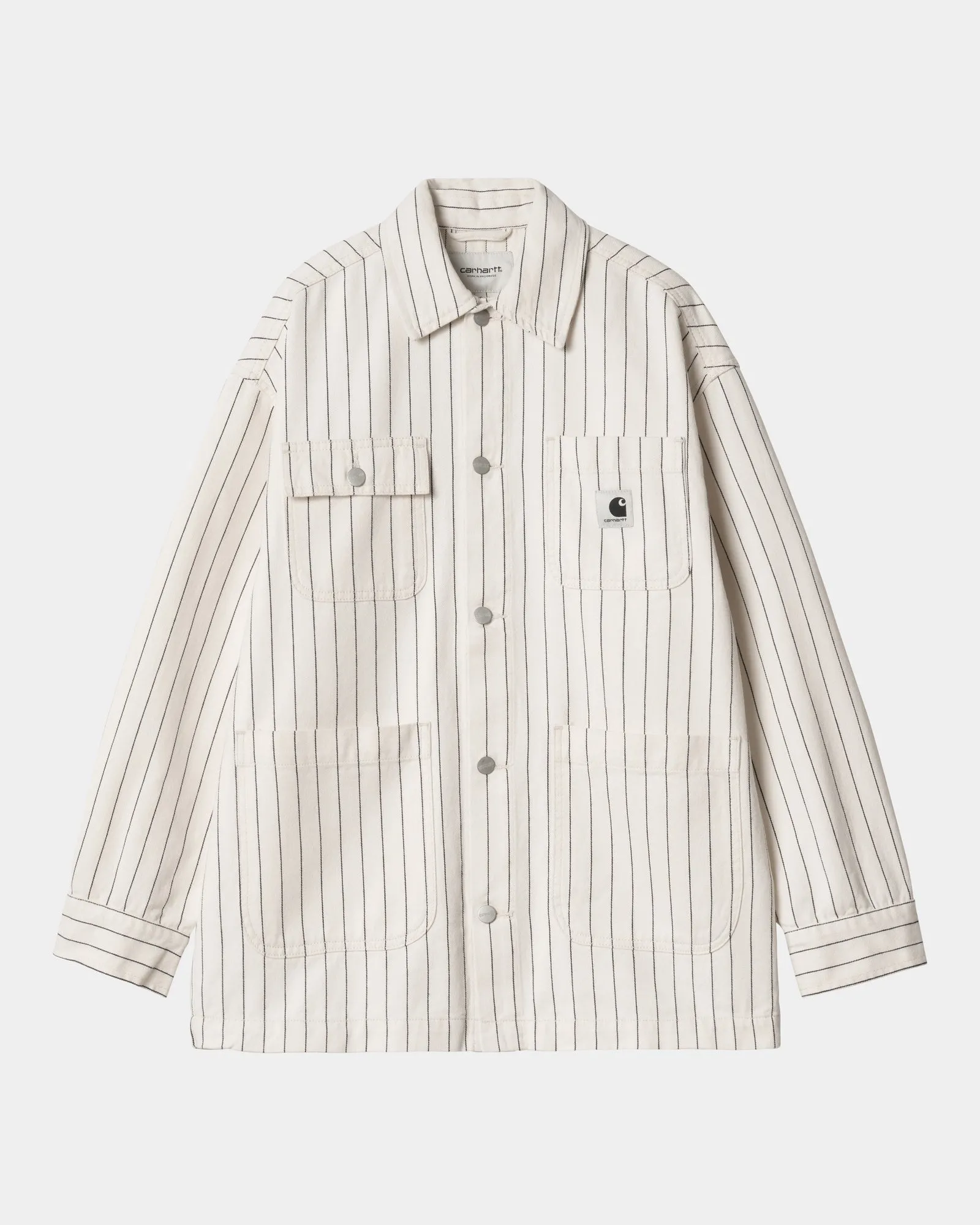 Womens Hendry Coat | Wax / Dark Navy Seaton Stripe Carhartt WIP