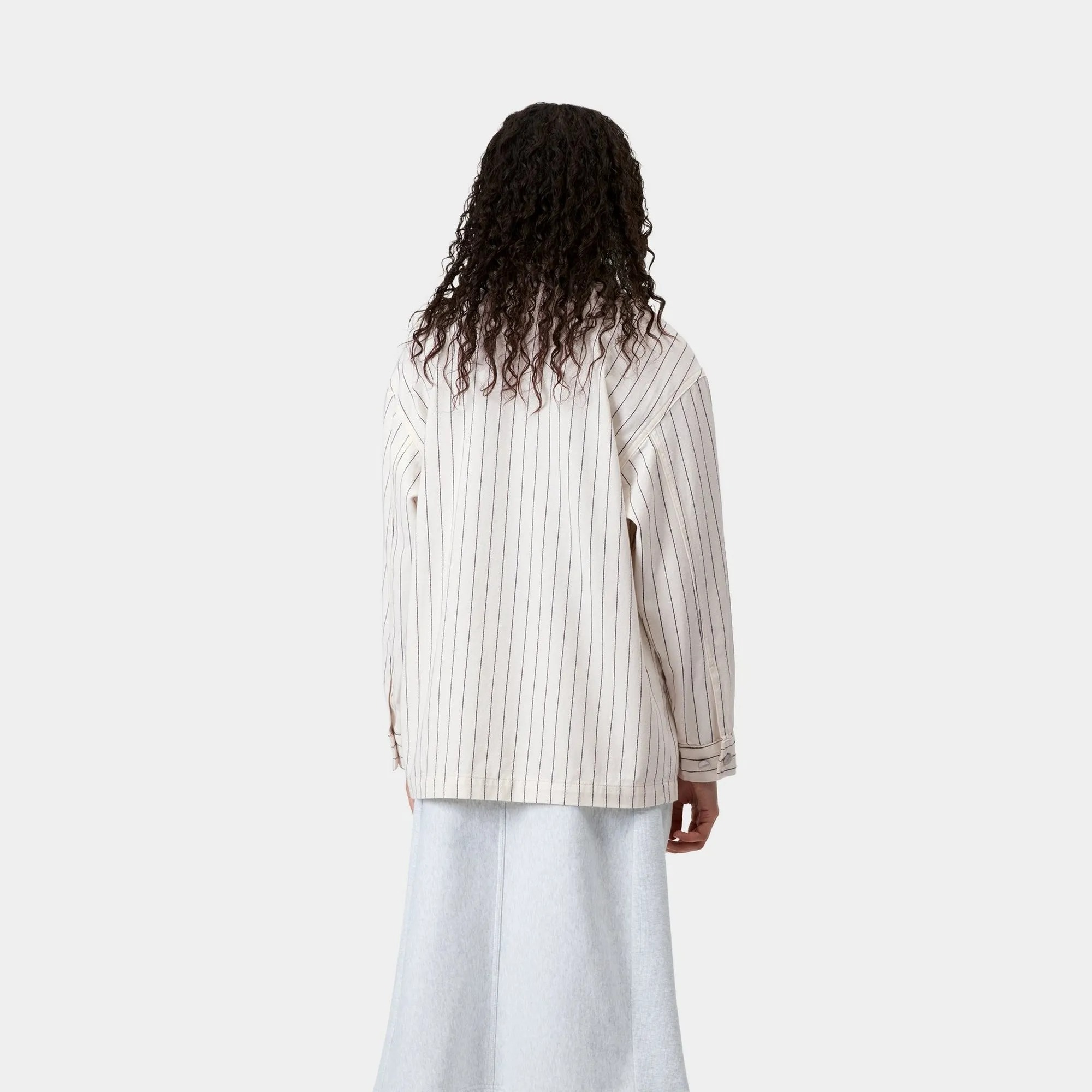 Womens Hendry Coat | Wax / Dark Navy Seaton Stripe Carhartt WIP