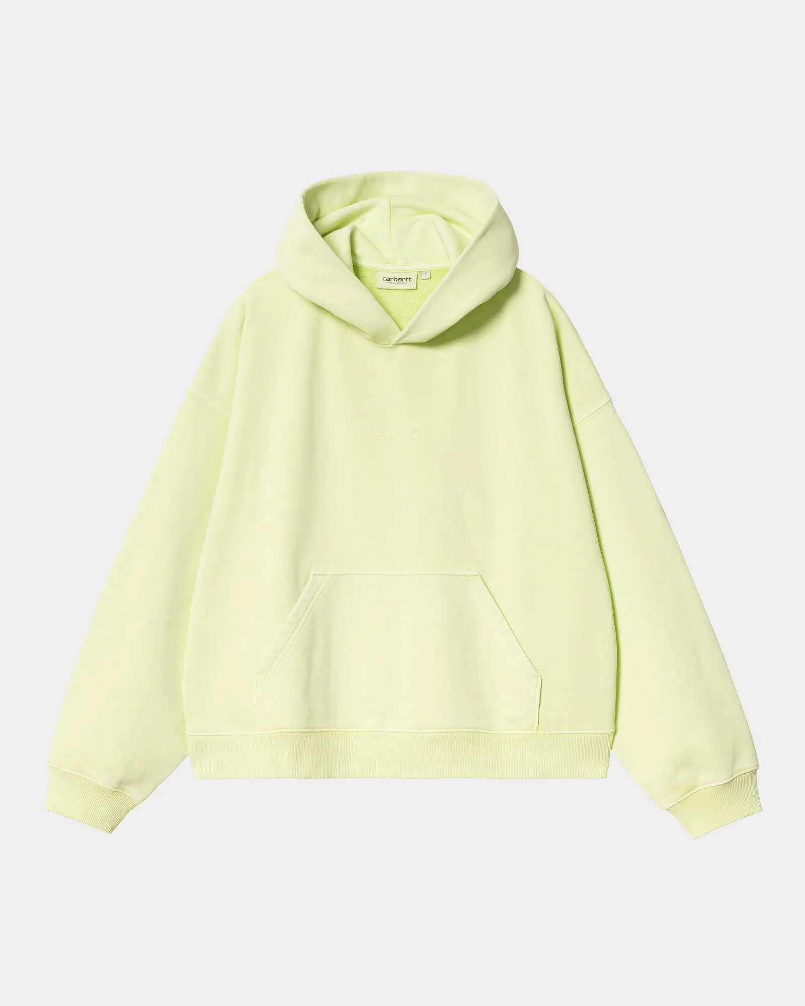 Womens Hooded Benton Sweatshirt | Air Green Carhartt WIP
