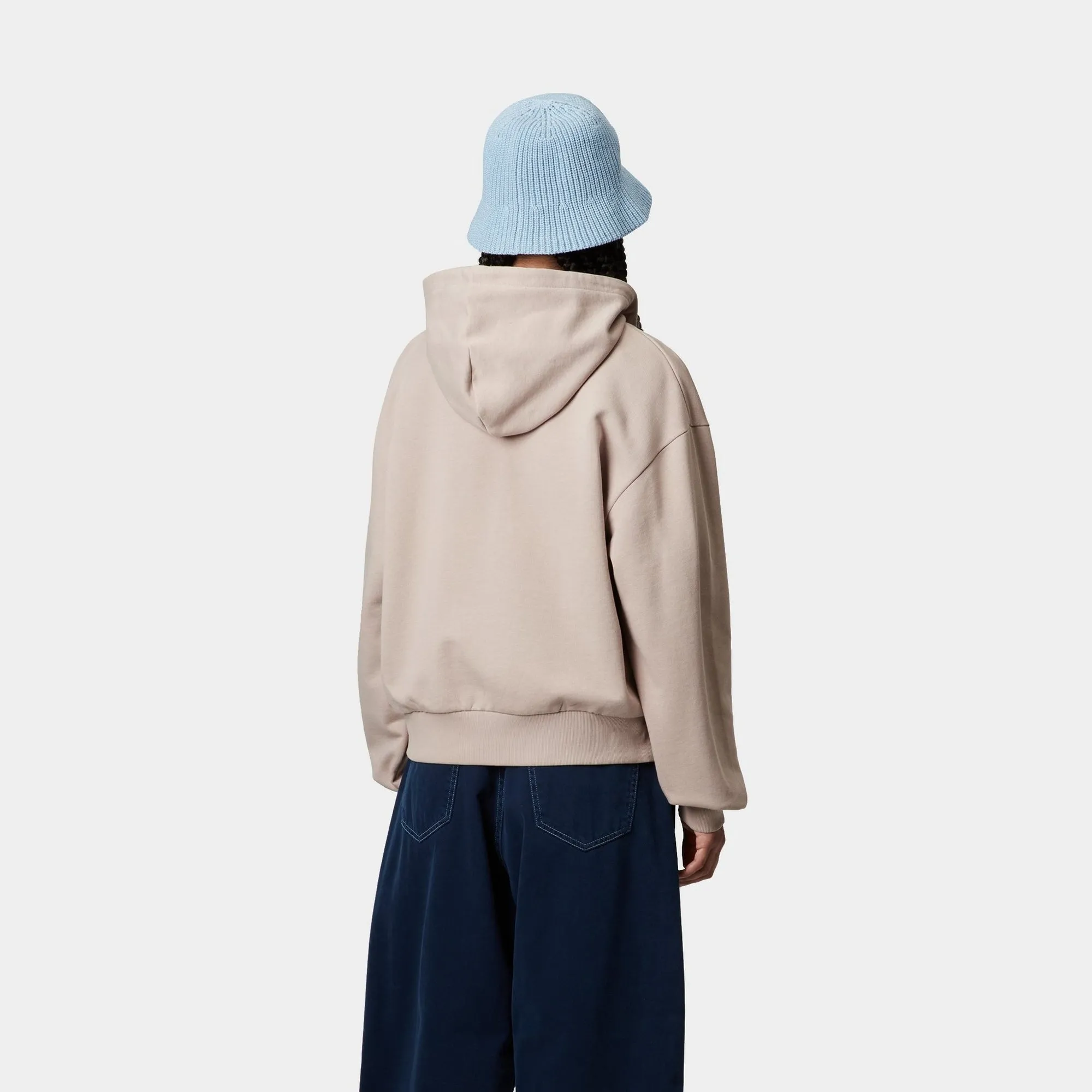 Womens Hooded Casey Jacket | Dusky Beige / Silver Carhartt WIP