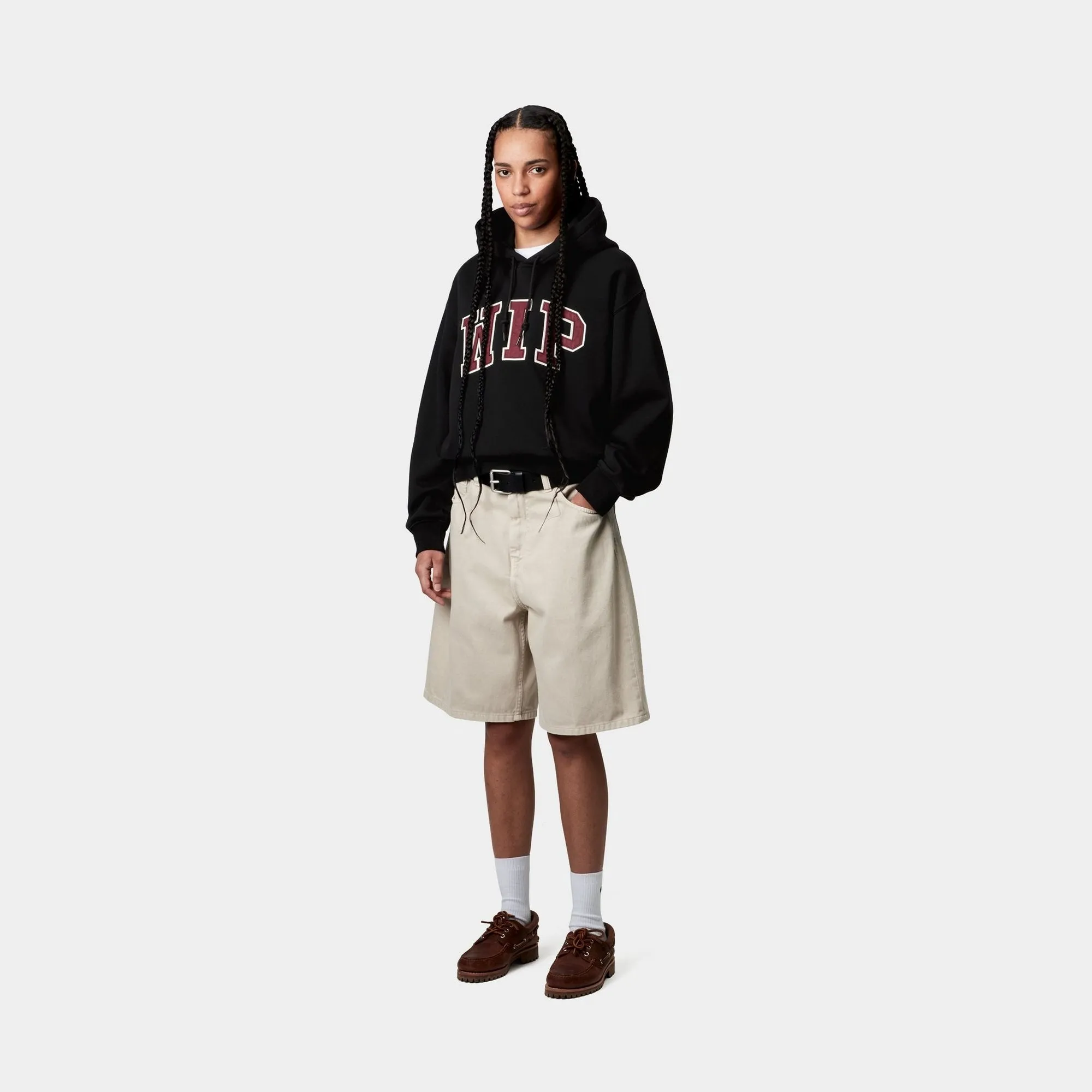 Womens Hooded WIP Sweatshirt | Black Carhartt WIP