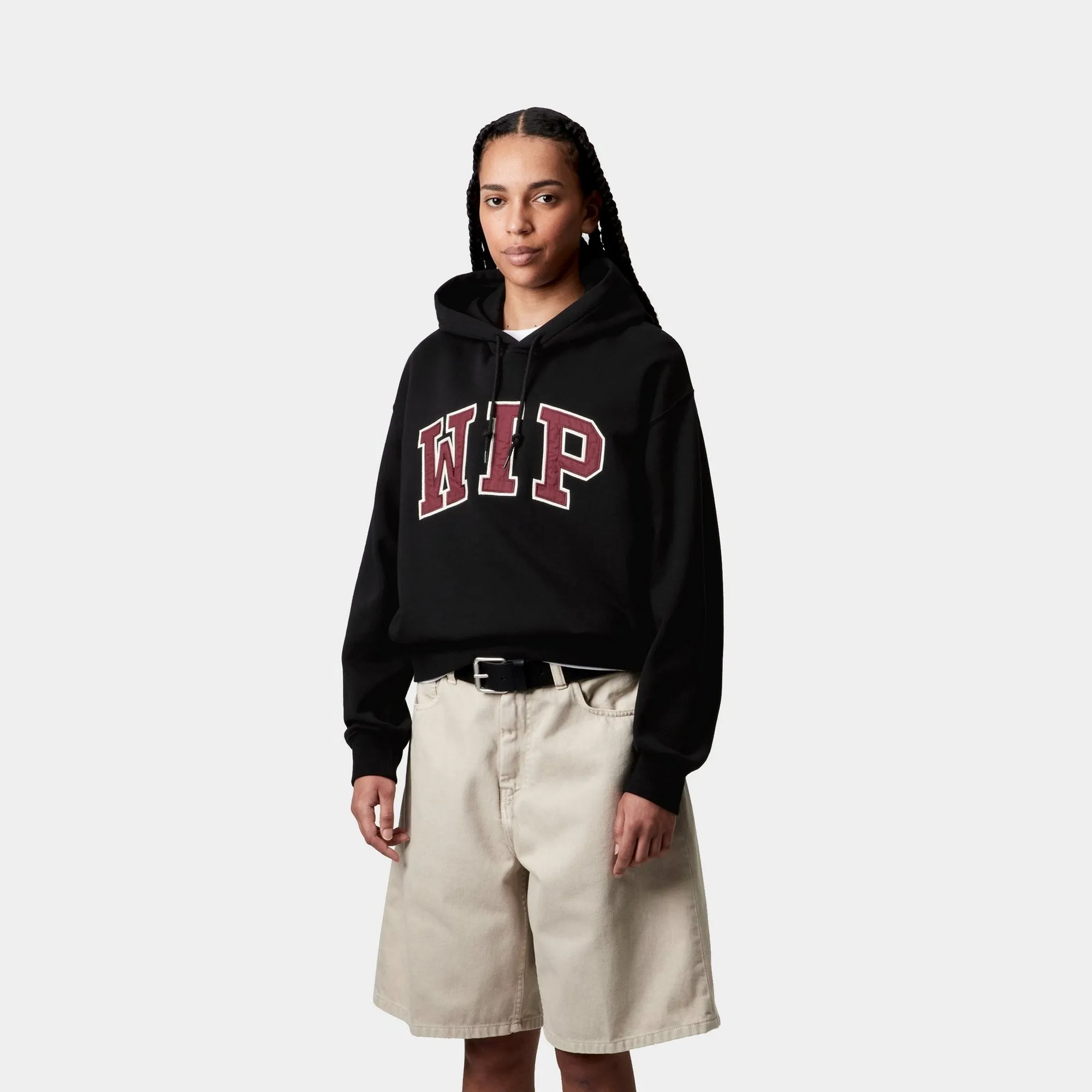 Womens Hooded WIP Sweatshirt | Black Carhartt WIP