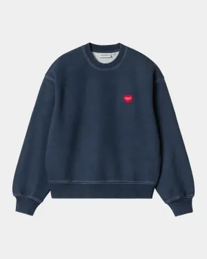 Womens Ingo Sweatshirt | Dark Blue Carhartt WIP