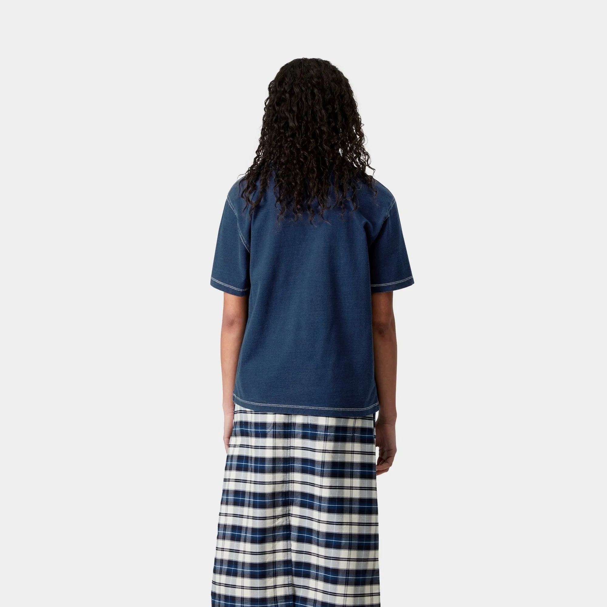 Womens Ingo T-Shirt | Dark Blue Carhartt WIP