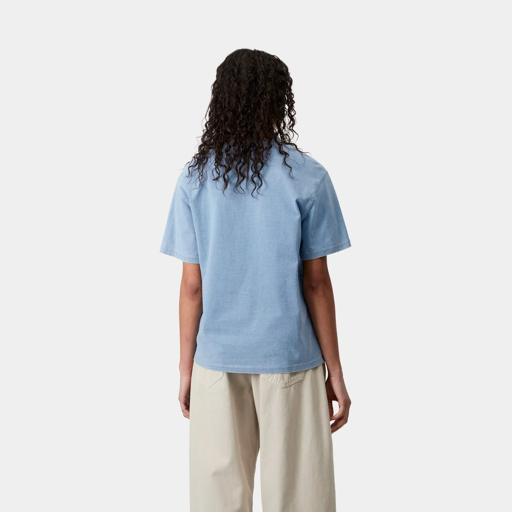 Womens Ingo T-Shirt | Light Blue Carhartt WIP