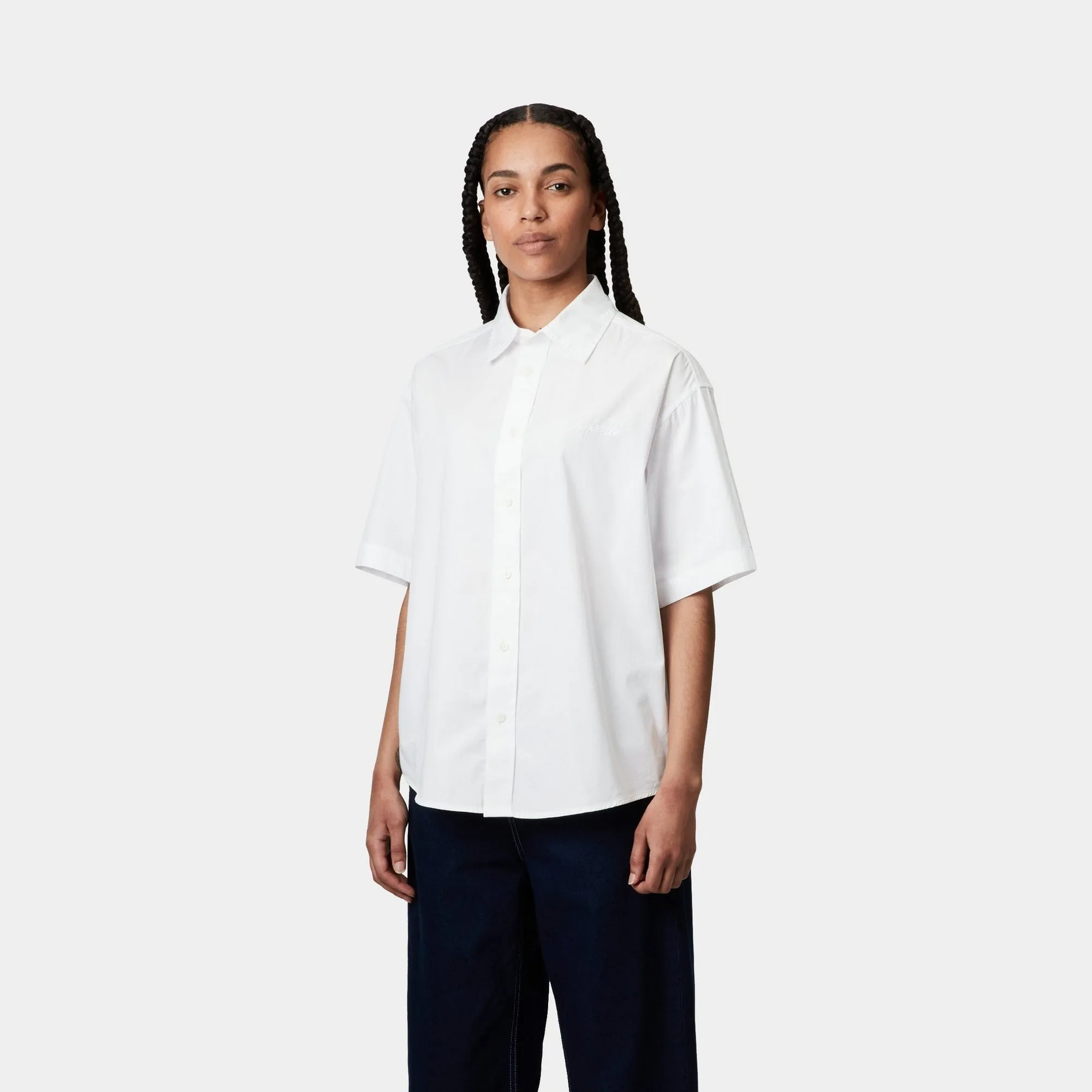 Womens Jaxon Shirt | White / White Carhartt WIP