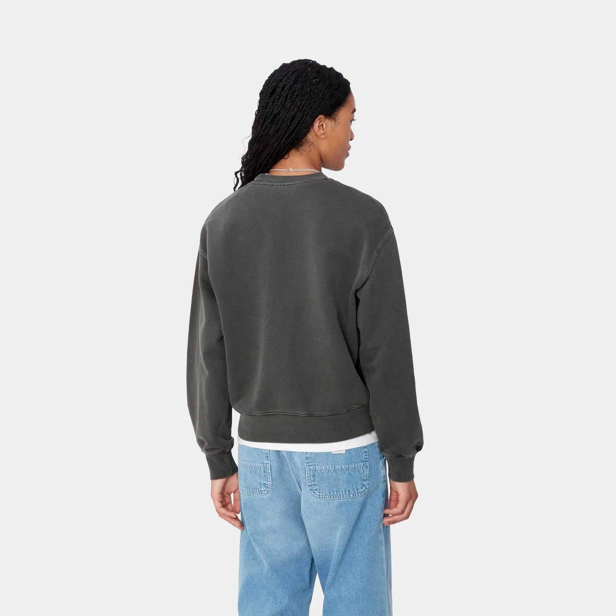 Womens Nelson Sweatshirt | Graphite Carhartt WIP