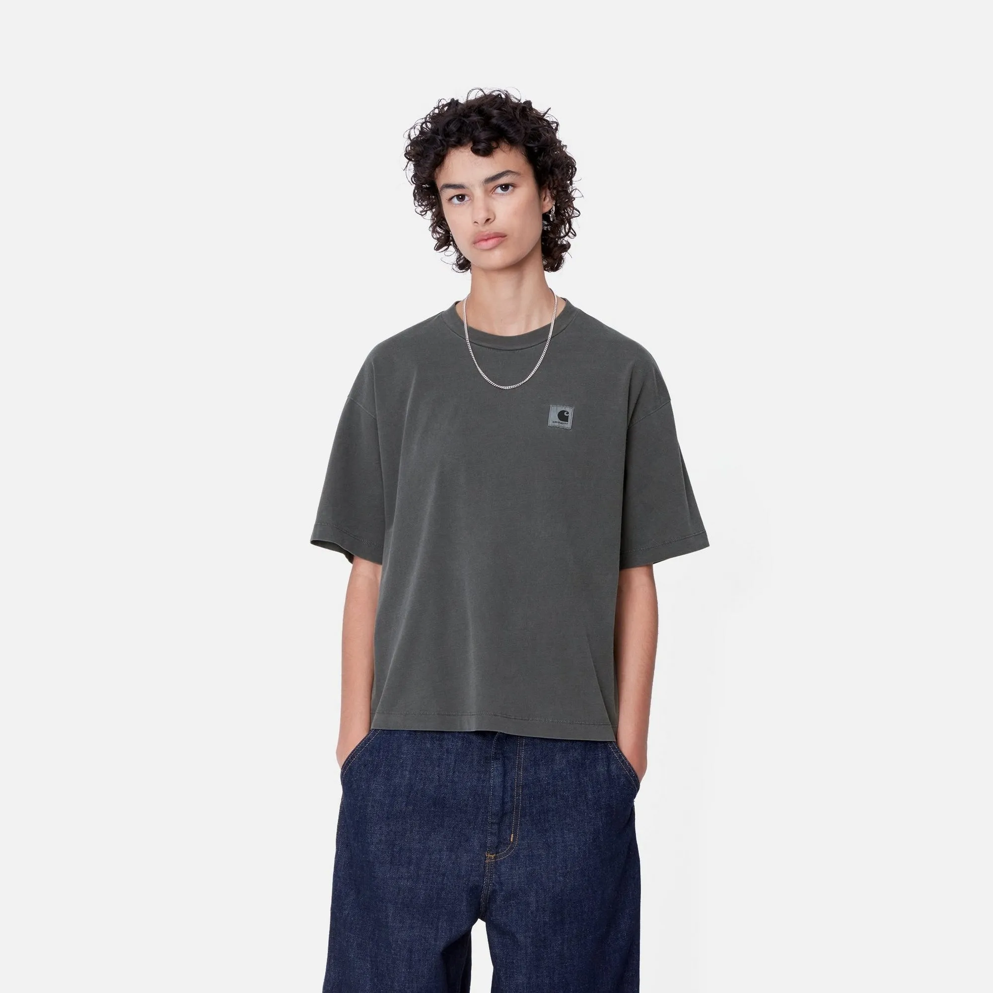 Womens Nelson T-Shirt | Graphite Carhartt WIP