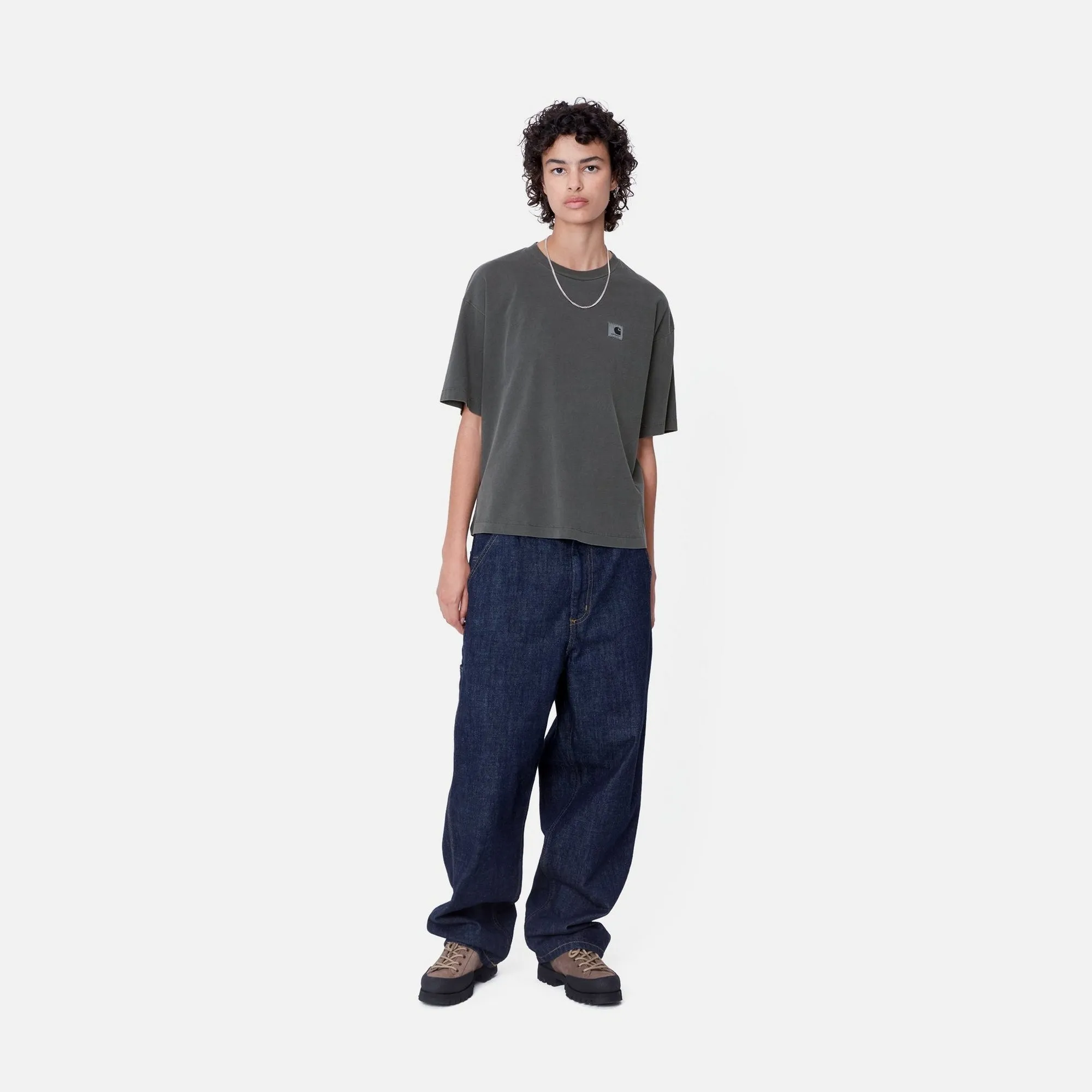 Womens Nelson T-Shirt | Graphite Carhartt WIP