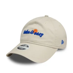 Womens New Era Phrase Cream 9TWENTY Adjustable Cap Billy J