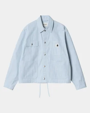 Womens Nota Shirt Jacket | Bluebird Bova Stripe Carhartt WIP