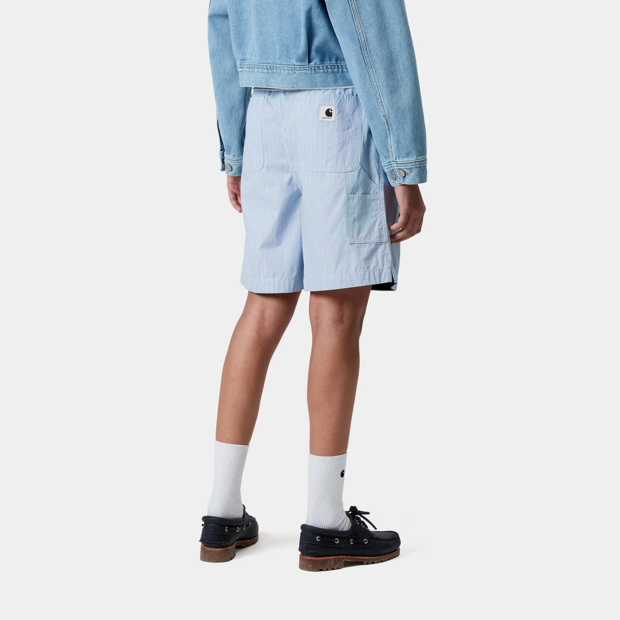 Womens Nota Short | Bluebird Bova Stripe Carhartt WIP