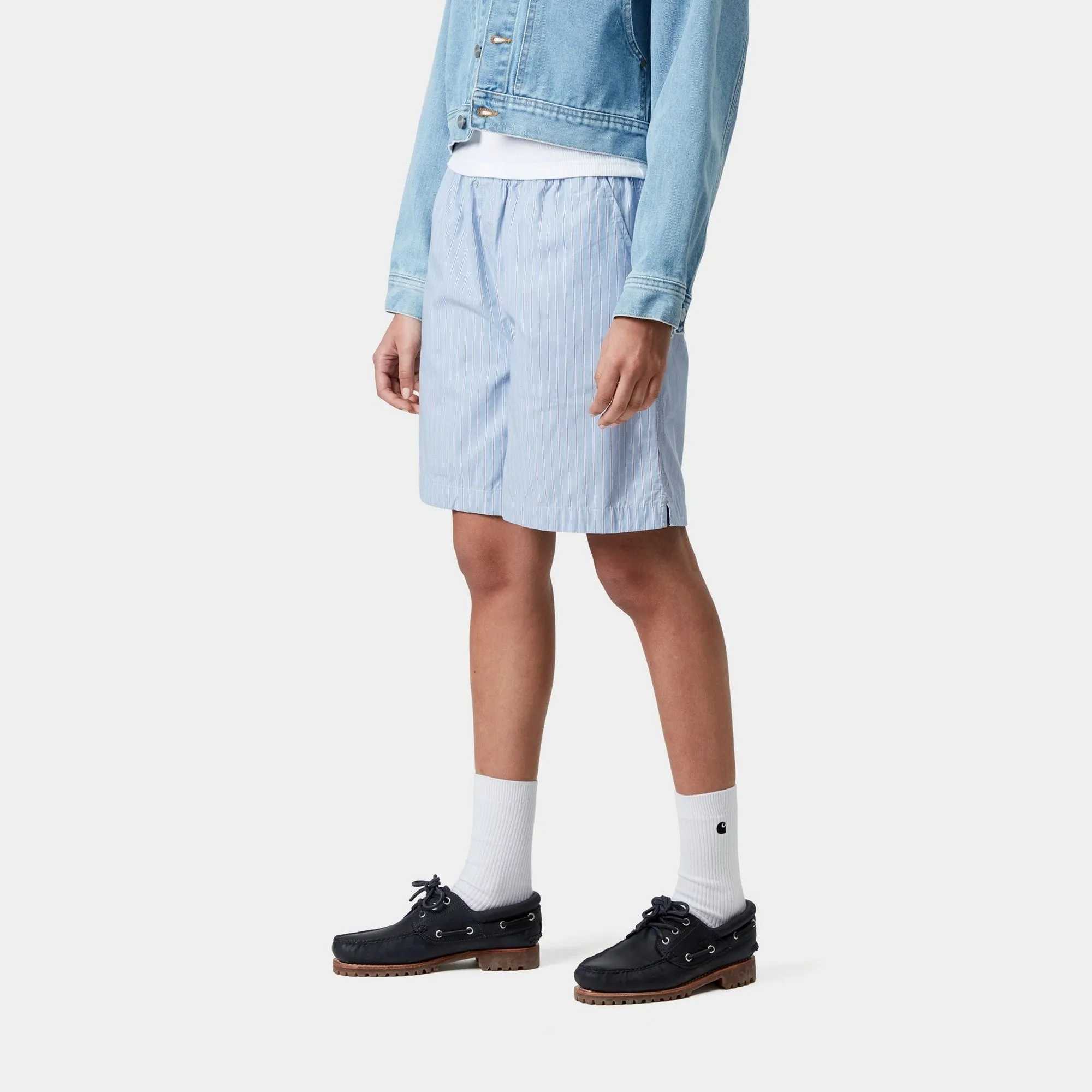 Womens Nota Short | Bluebird Bova Stripe Carhartt WIP