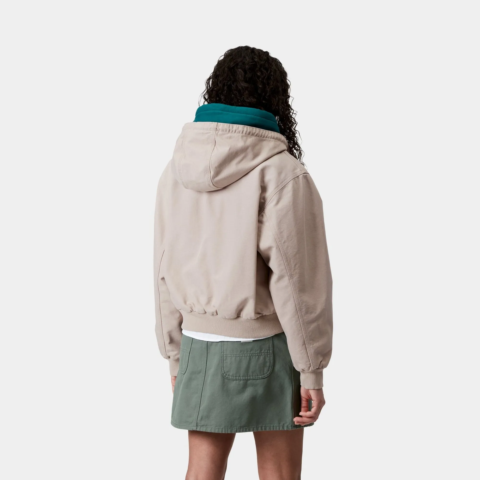 Womens OG Active Jacket (Spring) - Stone Canvas | Dusky Beige Carhartt WIP