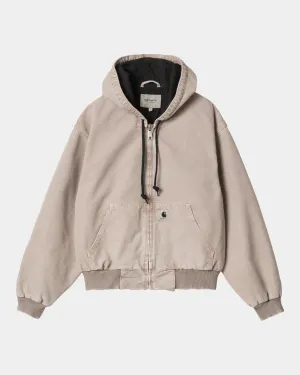 Womens OG Active Jacket (Spring) - Stone Canvas | Dusky Beige Carhartt WIP
