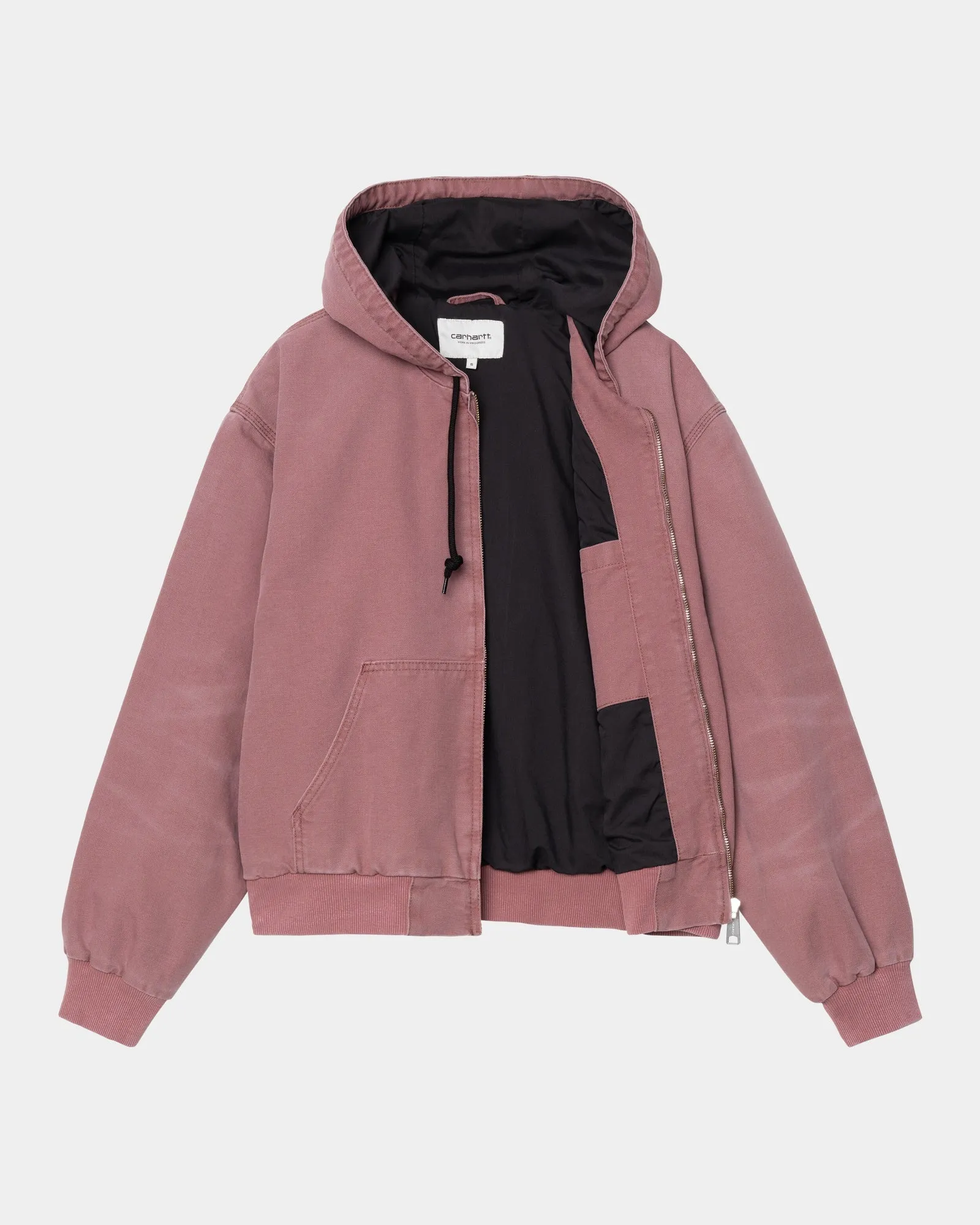 Womens OG Active Jacket (Spring) - Stone Canvas | Dusky Pink Carhartt WIP