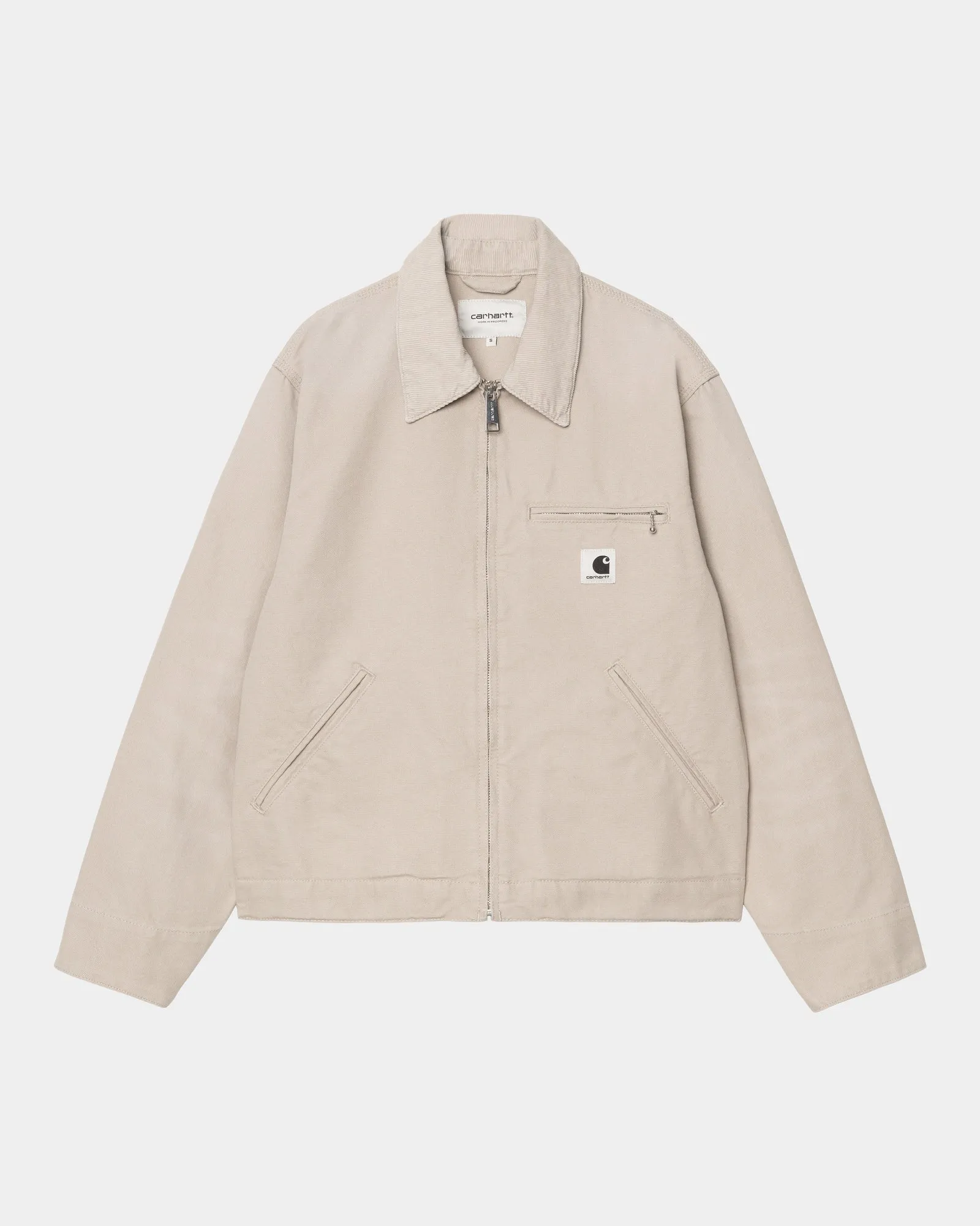 Womens OG Detroit Jacket | Dusky Beige / Dusky Beige (stone canvas) Carhartt WIP