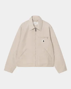 Womens OG Detroit Jacket | Dusky Beige / Dusky Beige (stone canvas) Carhartt WIP