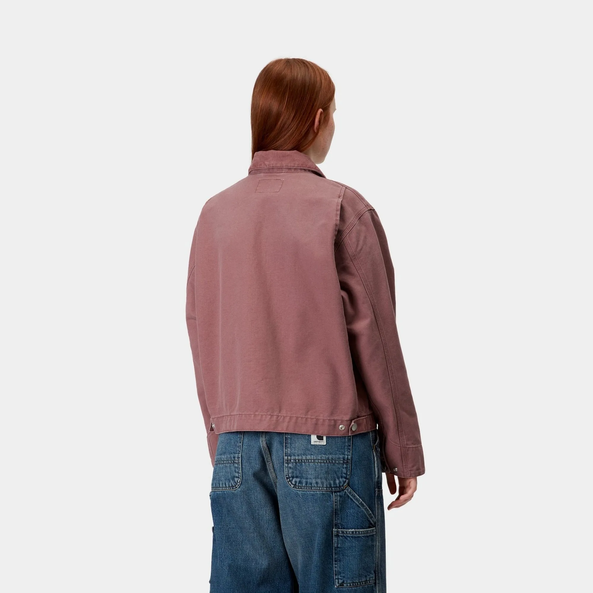 Womens OG Detroit Jacket | Dusky Pink / Dusky Pink (stone canvas) Carhartt WIP