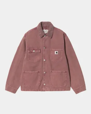 Womens OG Michigan Coat (Spring) - Stone Canvas | Dusky Pink / Dusky Pink Carhartt WIP
