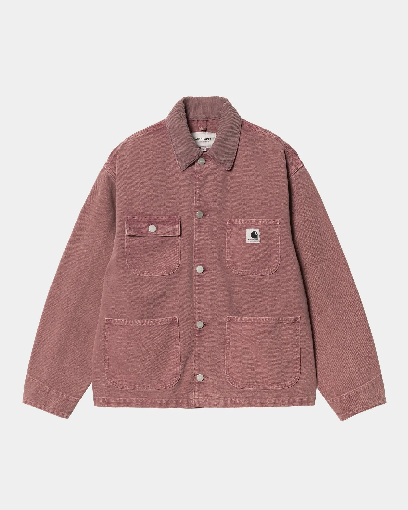 Womens OG Michigan Coat (Spring) - Stone Canvas | Dusky Pink / Dusky Pink Carhartt WIP