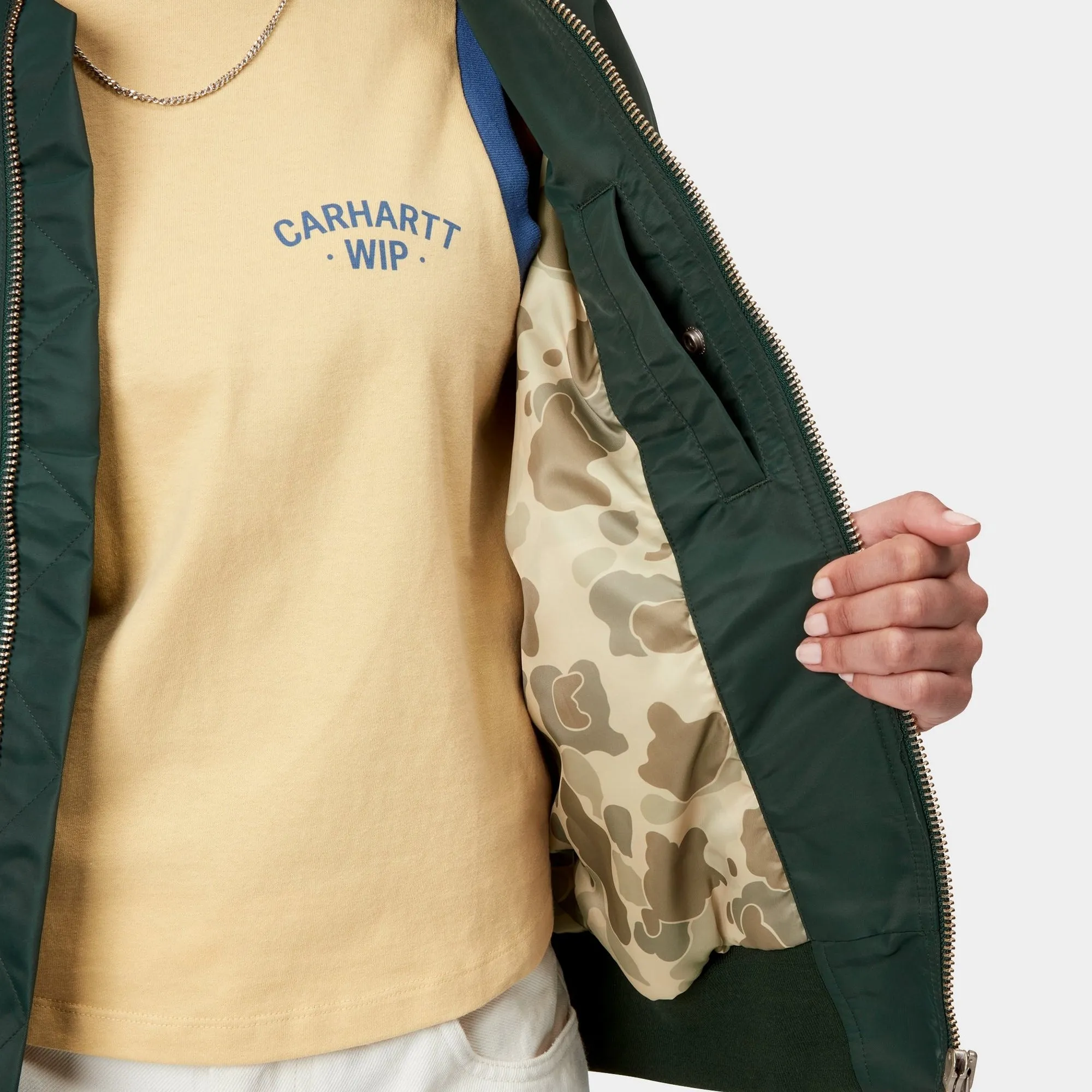 Womens Otley Bomber | Conifer Carhartt WIP