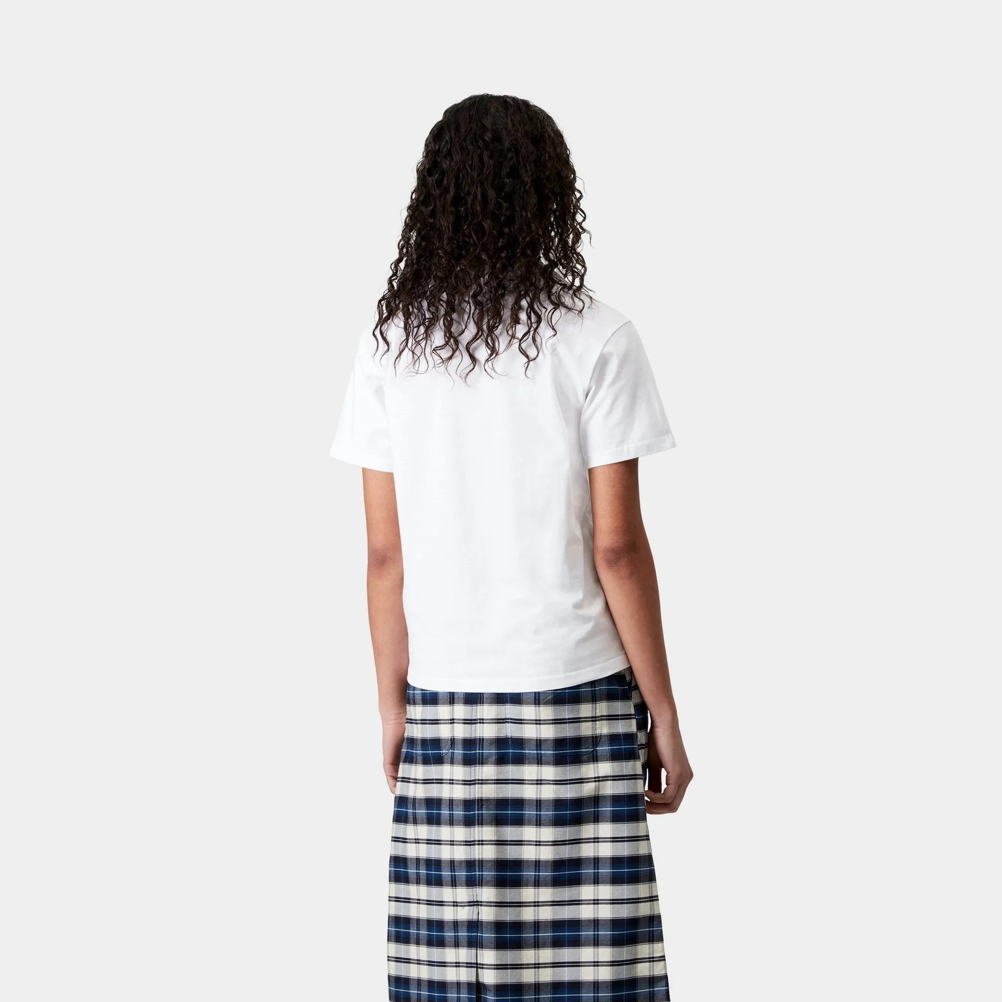 Womens Pocket Heart T-Shirt | White / Red Carhartt WIP