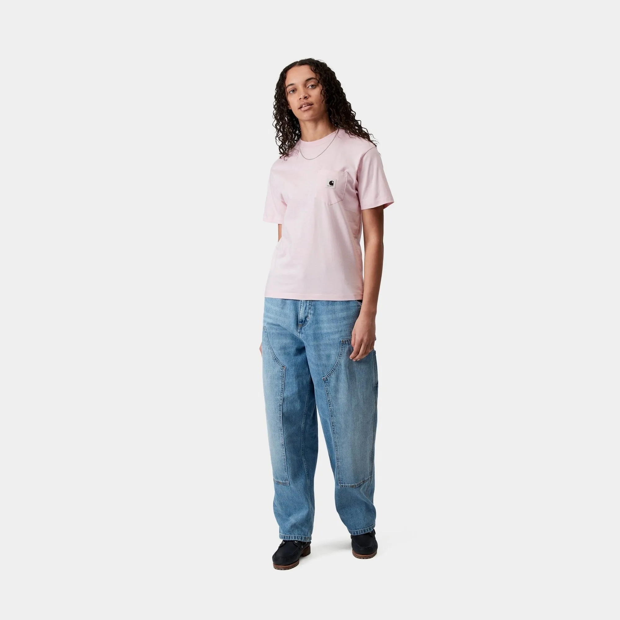 Womens Pocket T-Shirt | Air Pink Carhartt WIP
