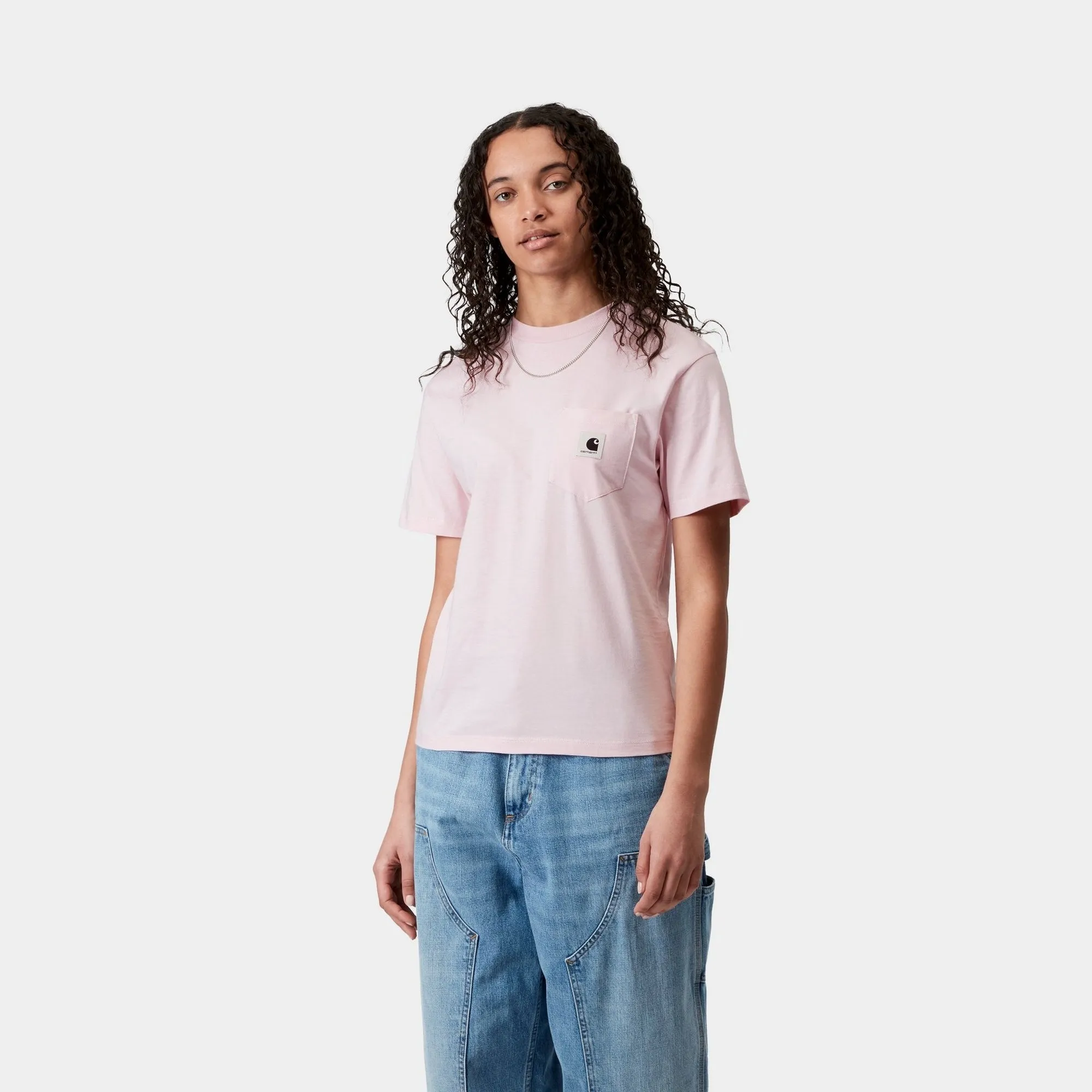 Womens Pocket T-Shirt | Air Pink Carhartt WIP
