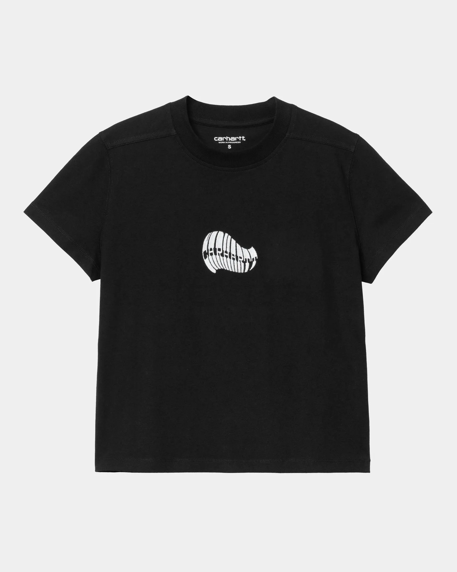 Womens Psshh T-Shirt | Black / Blue Fog Carhartt WIP