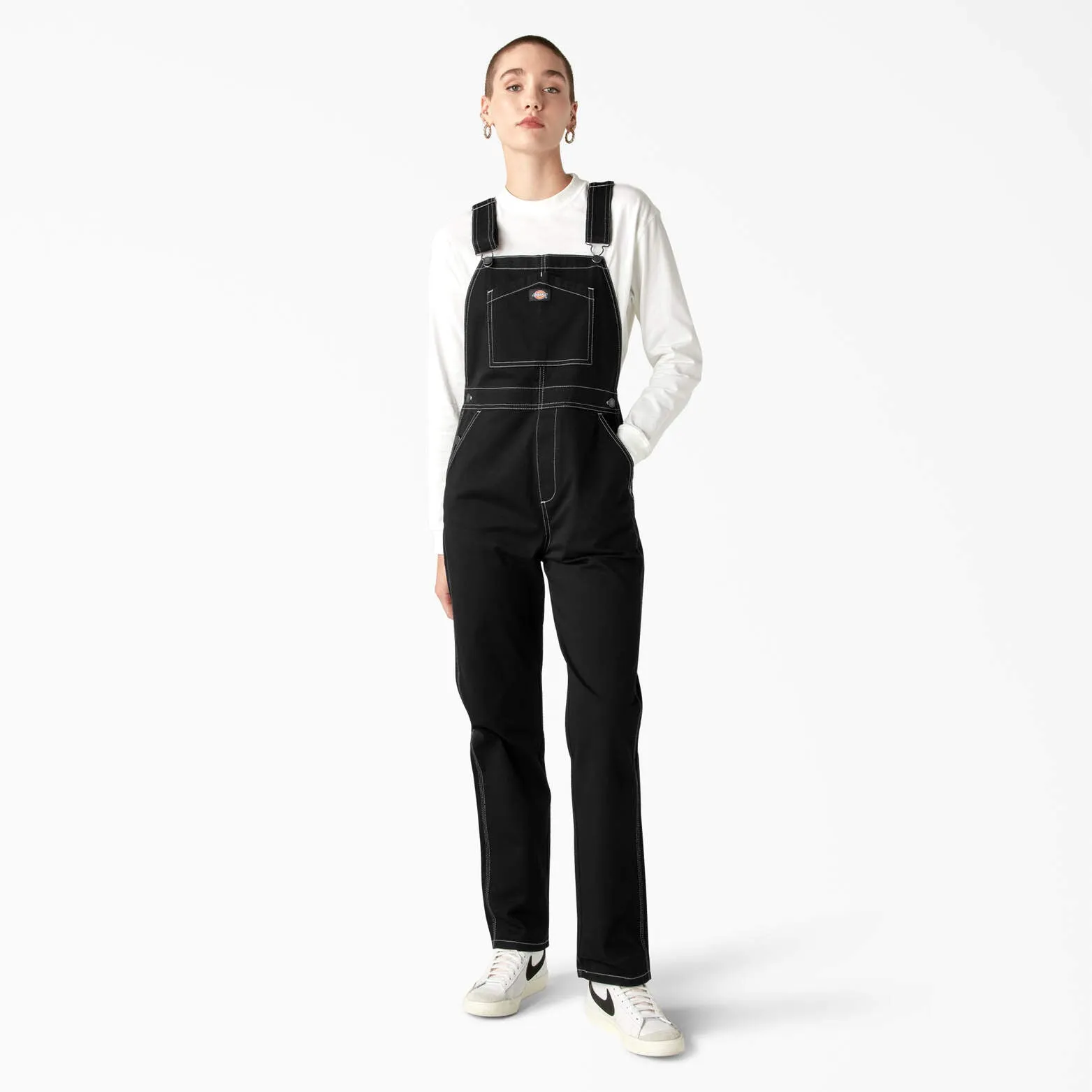 Womens Regular Fit Bib Overalls